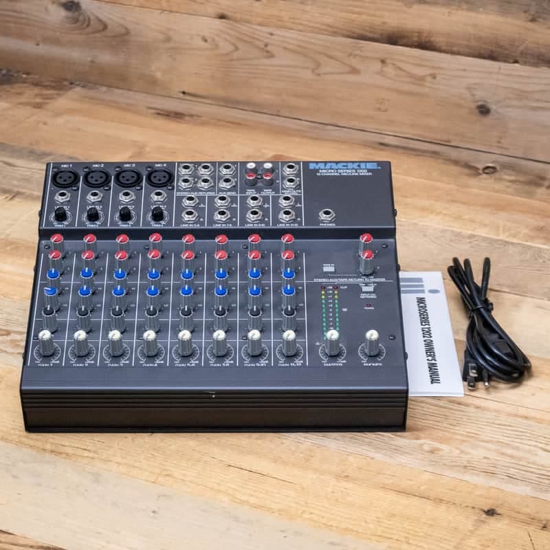 Mackie 1202 Micro Series Compact 12-Channel Mixer Mixing Console Live U288571