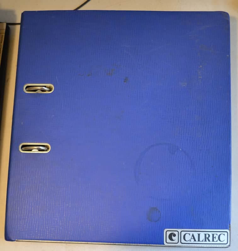 Calrec Console Manual Original Complete ( Pq1161) 80's?