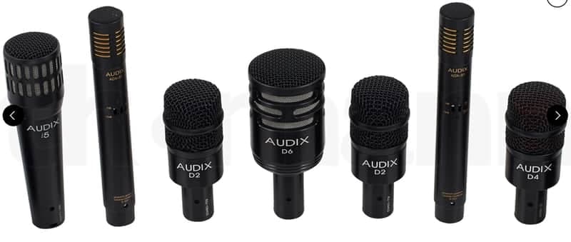 Audix DP7 7-Piece Drum Microphone Package 2010s - Black