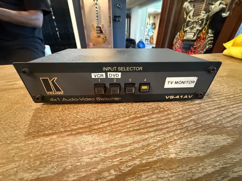 Kramer Audio Video Channel Switch Switcher VS-41AV 2000s - Black