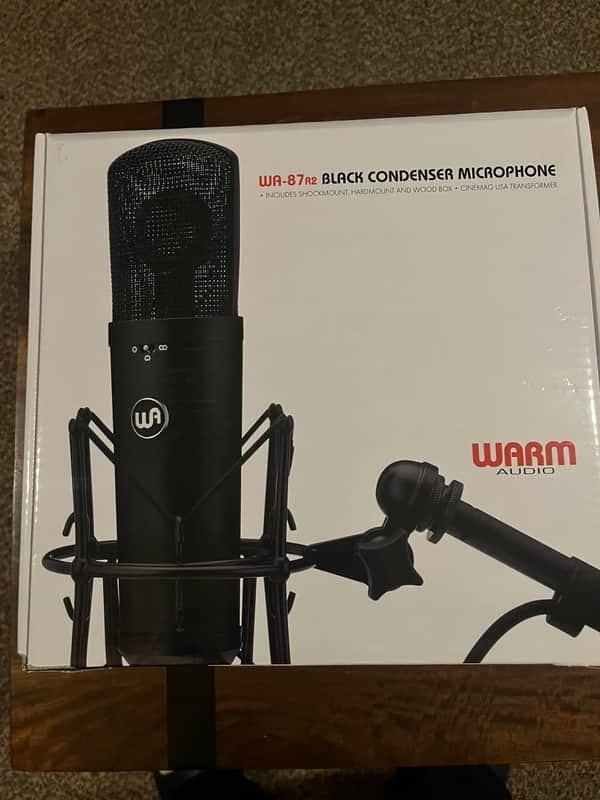 Warm Audio WA-87 R2 Large Diaphragm Multipattern Condenser Microphone 2020 - Present - Black