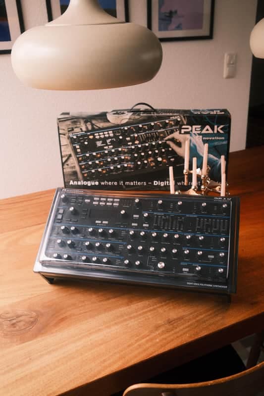 Novation Peak Synthesizer - Decksaver & Novation Aluminium Stands included