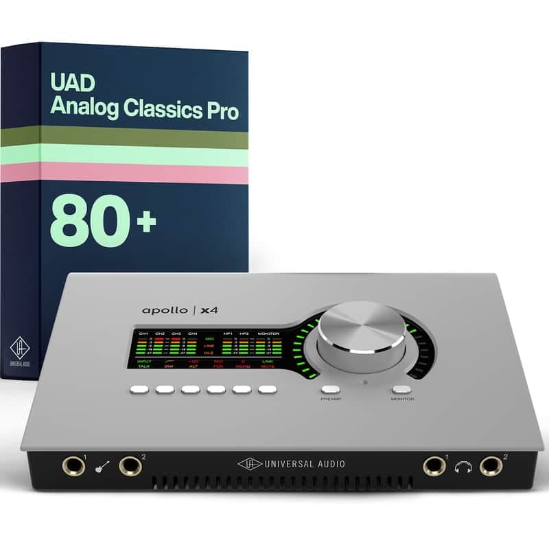Universal Audio Apollo x4 | Gen 2 Studio+ Edition Thunderbolt Audio Interface