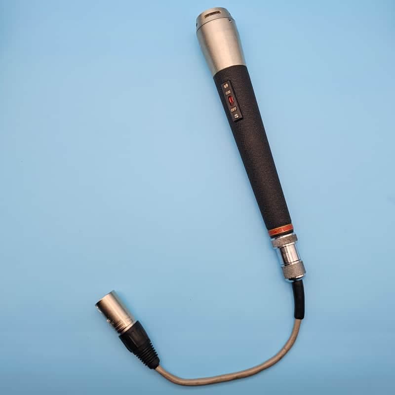 ☆Rare Vintage 1960s Reslo CPD Cardioid Dynamic Microphone w/ Reslo Adapter Cable