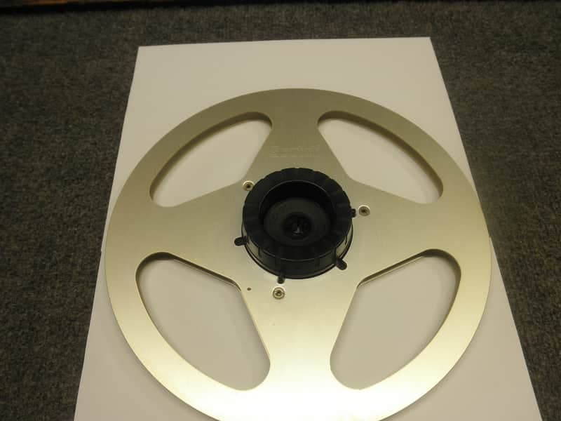 Teac Tz-612 Nab 1/4" Reel Hub Adapter For 10.5” Reel & w / 1/4" Scotch 10.5" reel