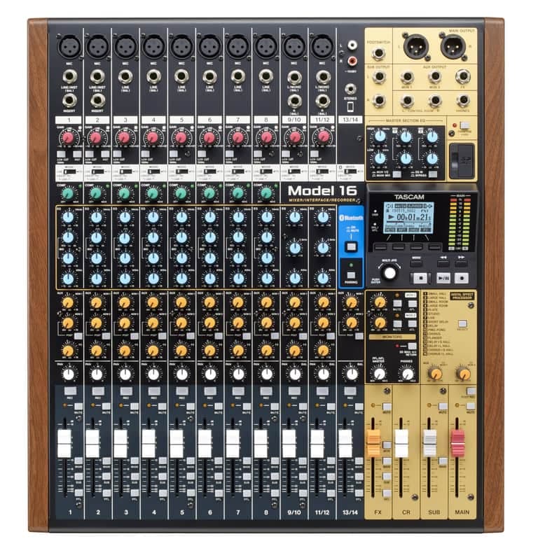 TASCAM Model 16 All-in-One Mixing Studio