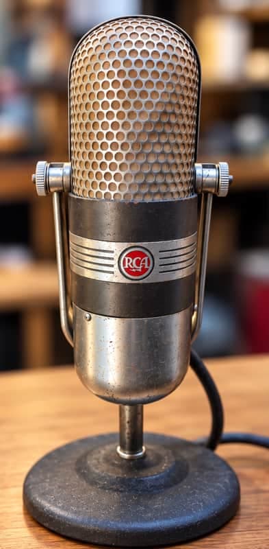Vintage RCA 77-D Ribbon Microphone – Original – Tested & Producing Audio – Broadcast Classic