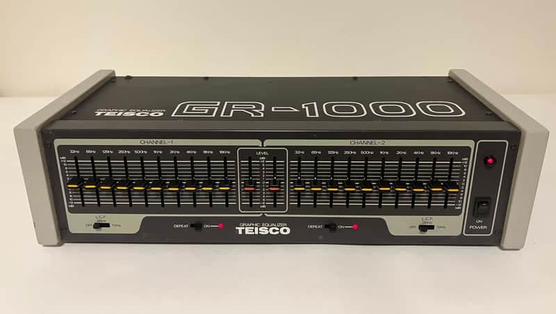 TEISCO GR-1000 2 Channel 10 band Graphic EQ - 1982