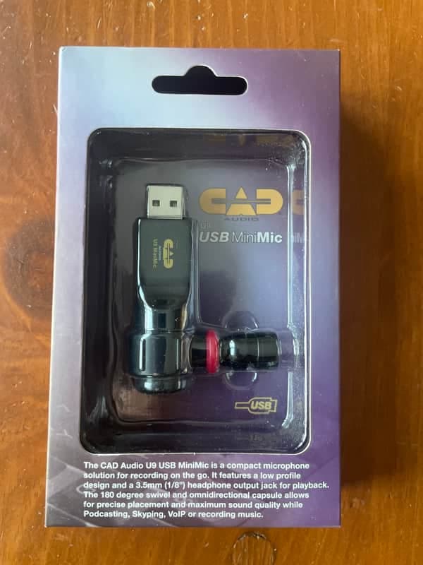 CAD U9 MiniMic Omindirectional USB Microphone 2010s - Black