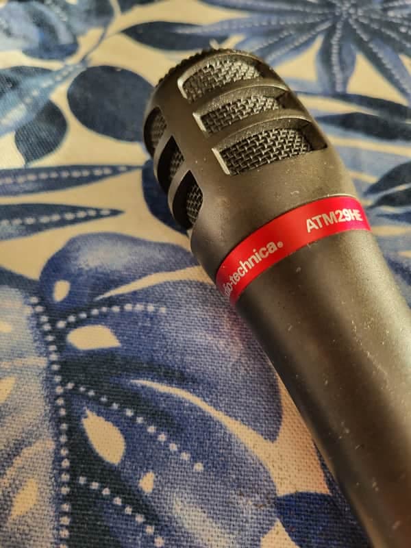 Audio Technica 29HE Dynamic Hypercardiod Late 1990's - Charcoal Grey