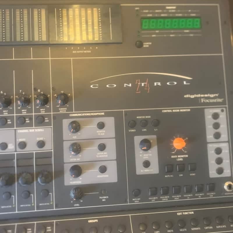 Digidesign Control 24 Pro Tools Controller 2000s - Gray