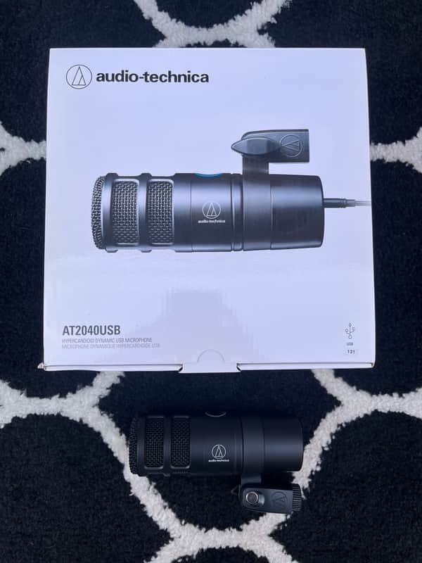 Audio-Technica AT2040USB Digital Dynamic Microphone 2023 - Present - Black