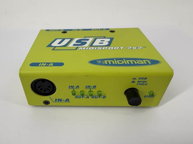 Midiman USB Midisport 2x2 Interface with USB Cord