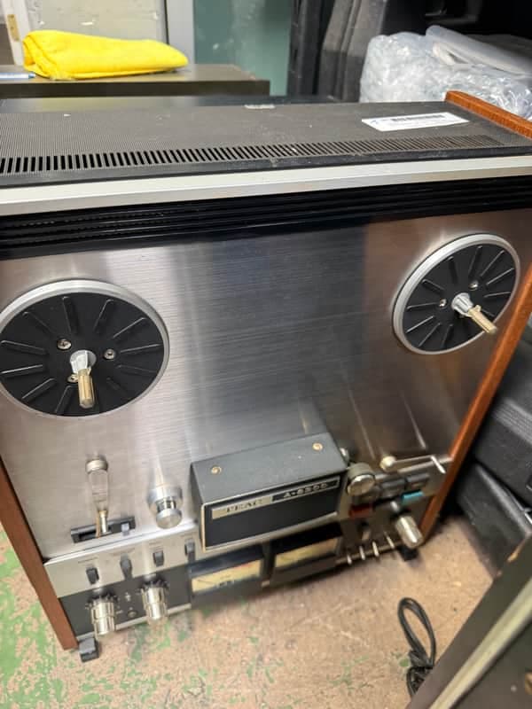 TEAC A-6300 1/4" 2-Track Reel to Reel Tape Recorder 1970s - Silver