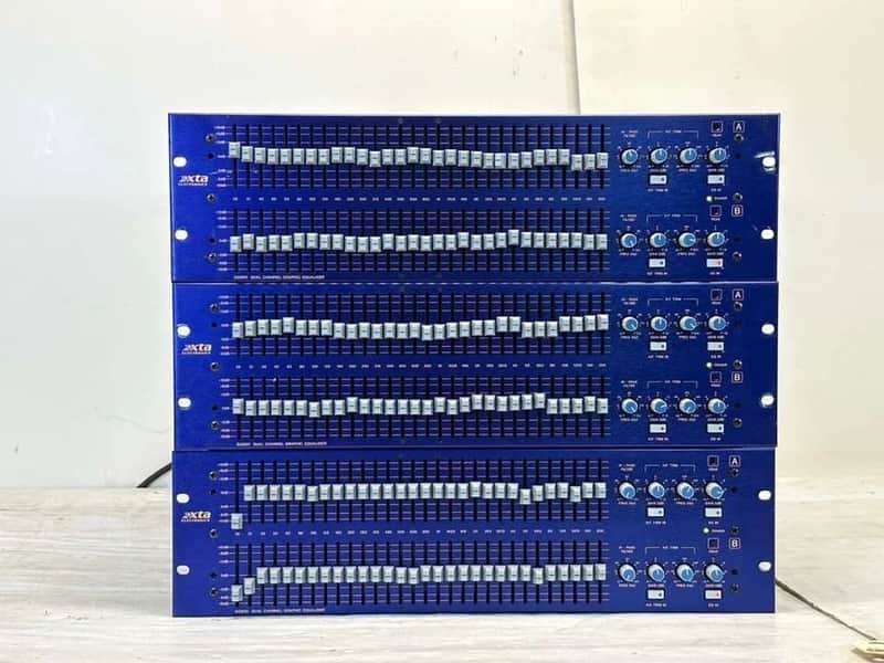 XTA GQ600 DUAL CHANNEL GRAPHIC EQUALIZER #7319 ONE THS