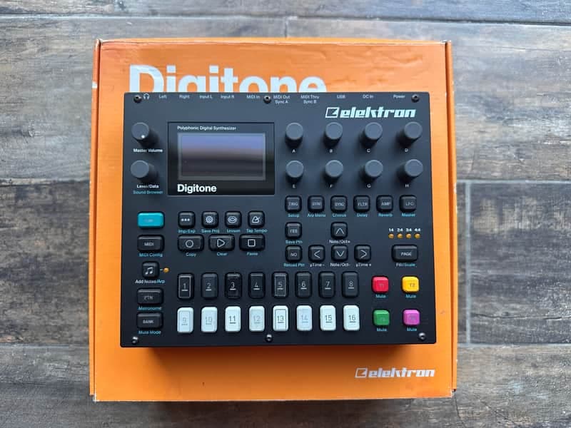 Elektron Digitone 8-Voice Digital Synthesizer 2017 - 2024 - Black