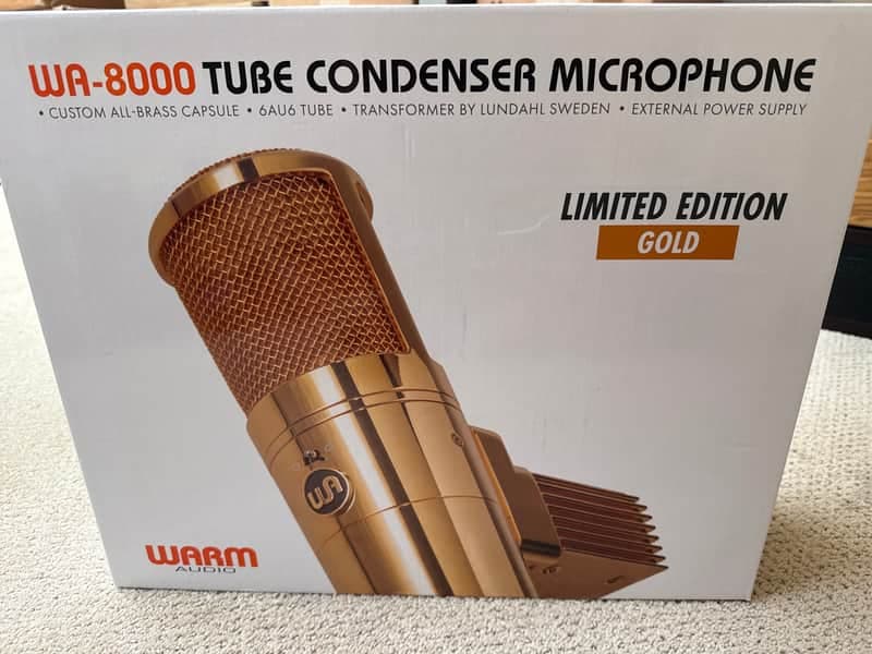 Warm Audio WA-8000 Large Diaphragm Tube Condenser Microphone 2021 - Present - Black