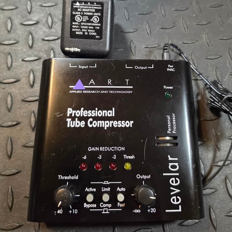 ART Professional Tube Compressor Levelar Comp with Power Supply