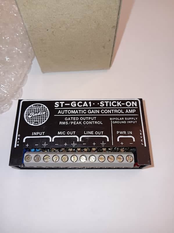 NEW Open Box - Radio Design Labs (RDL) ST-GCA1 Automatic Audio Gain Control Amp