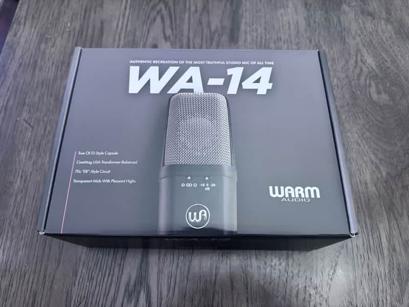 New Warm Audio WA-14 Multi-pattern True CK12-style Capsule Condenser Microphone