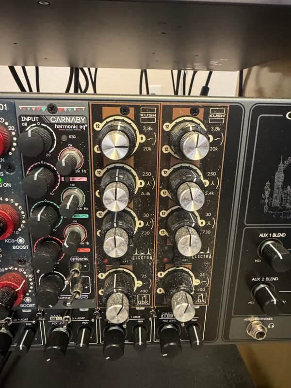 Pair of Kush Audio Electra 500 Series EQ Modules - Black