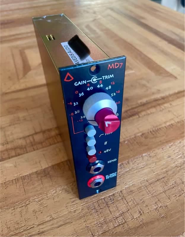 Avedis Audio Electronics MD7 500 Series Mic Preamp Module 2010s - Black