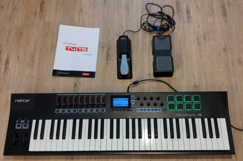 Nektar Panorama T6 61-Key USB MIDI / DAW Controller Keyboard 2018 - 2021 - Black