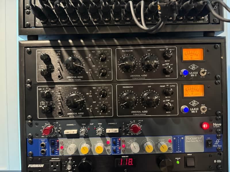 Universal Audio LA-610 MkII Tube Channel Strip 2008 - Present - Black