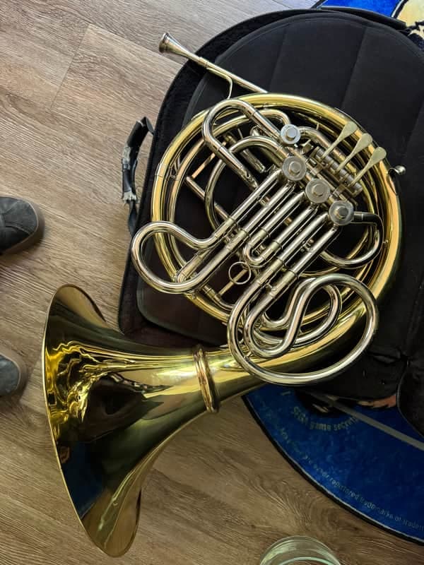 C.G. Conn 8D Professional Double French Horn, Nickel Silver — Recently Serviced