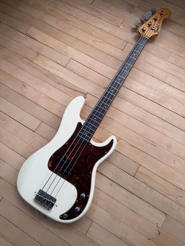 1969 Fender Precision Bass Guitar Olympic White