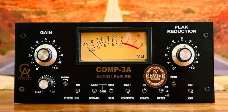 Revive Audio Modified:Golden Age Project COMP-3A Opto Compressor - Cinemag Transformer MODS (Excellent Condition)