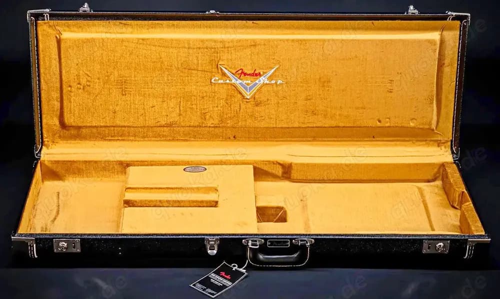 Fender Custom Shop Case Koffer Schwarz-Gold NEU