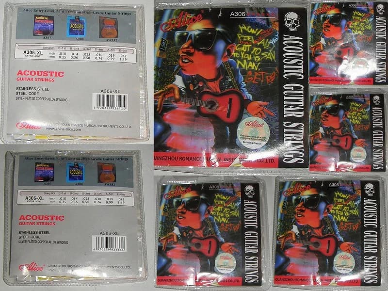 NEU* OVP Akustik Gitarrensaiten Guitar Strings Stahlsaitengitarre 12-52 *FOLK - Saiten
