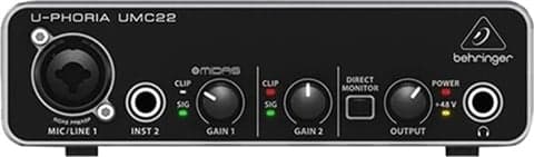 Behringer U-Phoria UMC22 Audio Interface (USB), C