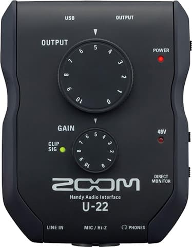 Zoom U-22 Handy Audio Interface, C