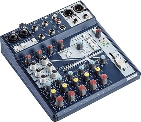 Soundcraft Notepad-8FX Small-Format Analog Mixing Console, B