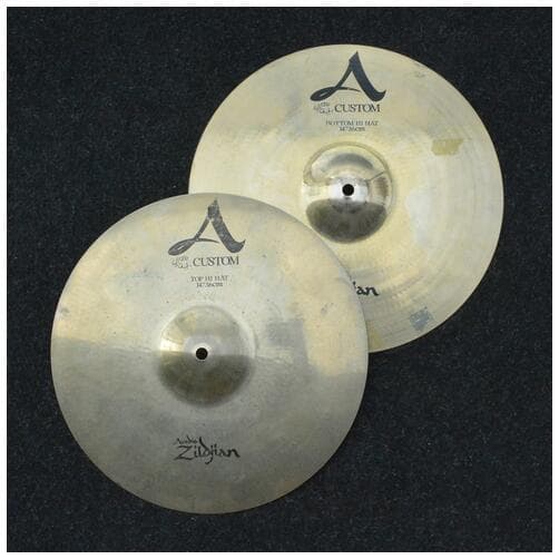 Zildjian 14" A Custom Hi-Hat Cymbals