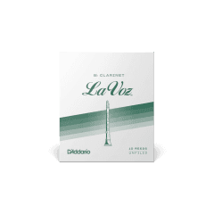 RICO LA VOZ Bb CLARINET REED HARD (10 BOX)