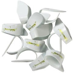 National White Large Thumbpick. 12 Pack
